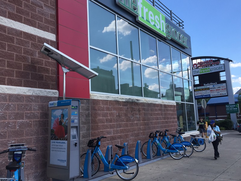 fresh grocer bike share