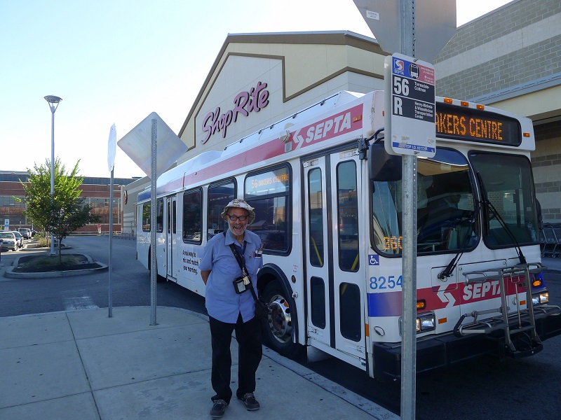 transit at a grocery store