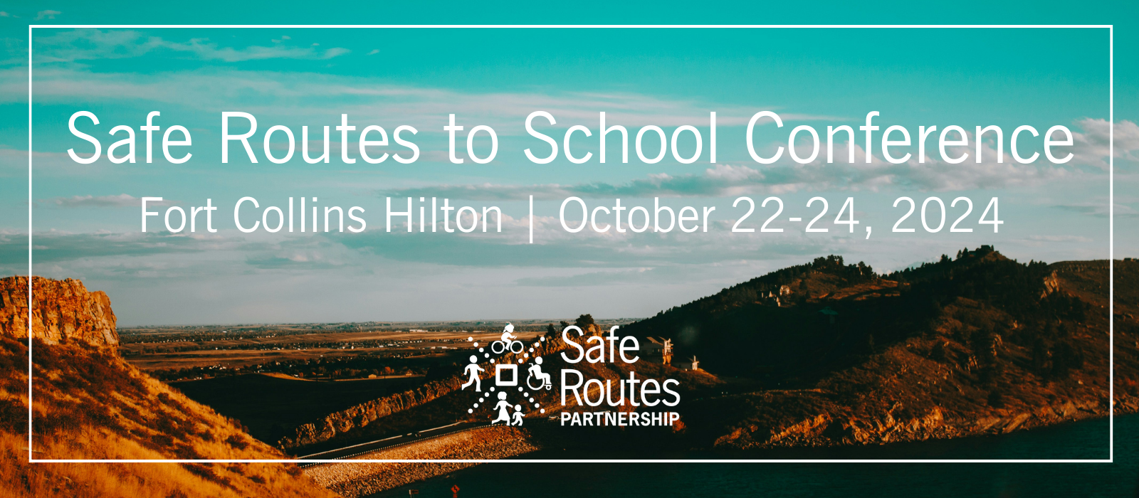 conference save the date october 22-24, 2024 on image of colorado mountains