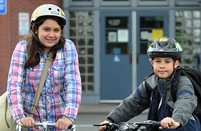 kids in helmets