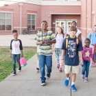 kids walking